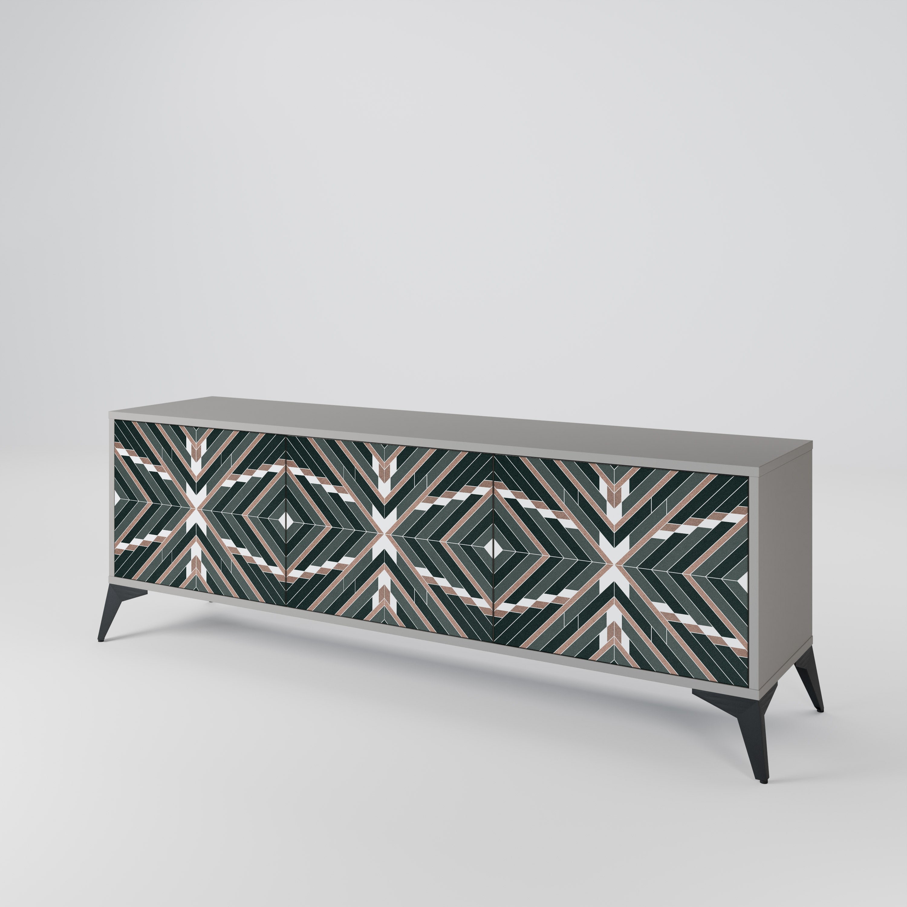 DIMENSION DELIGHTS 3-Door TV Cabinet