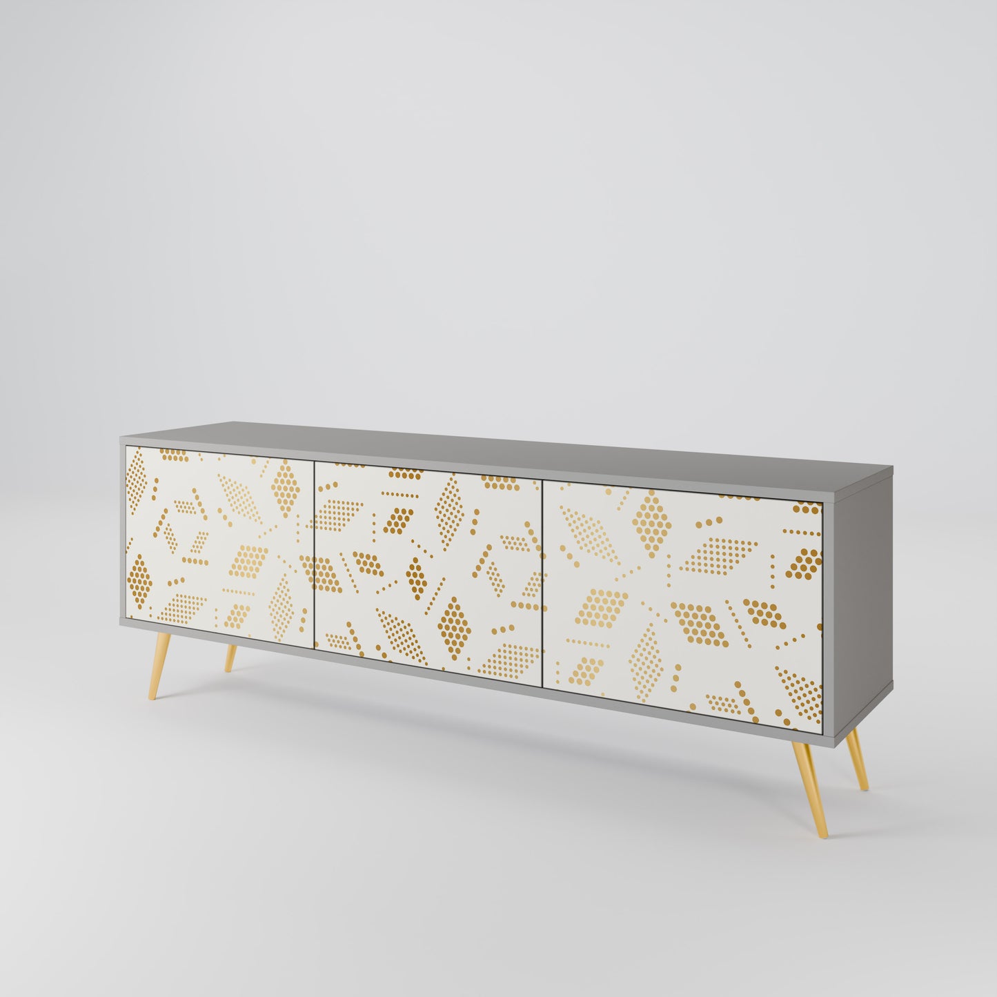 SPOTTED DAZE 3-Door TV Cabinet