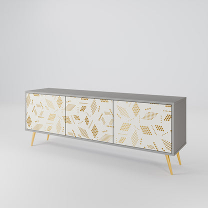 SPOTTED DAZE 3-Door TV Cabinet