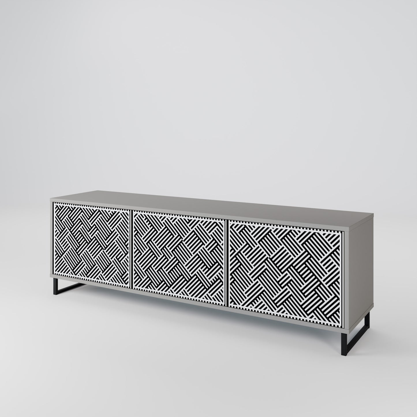 TEMPORARY SEQUENCE 3-Door TV Cabinet