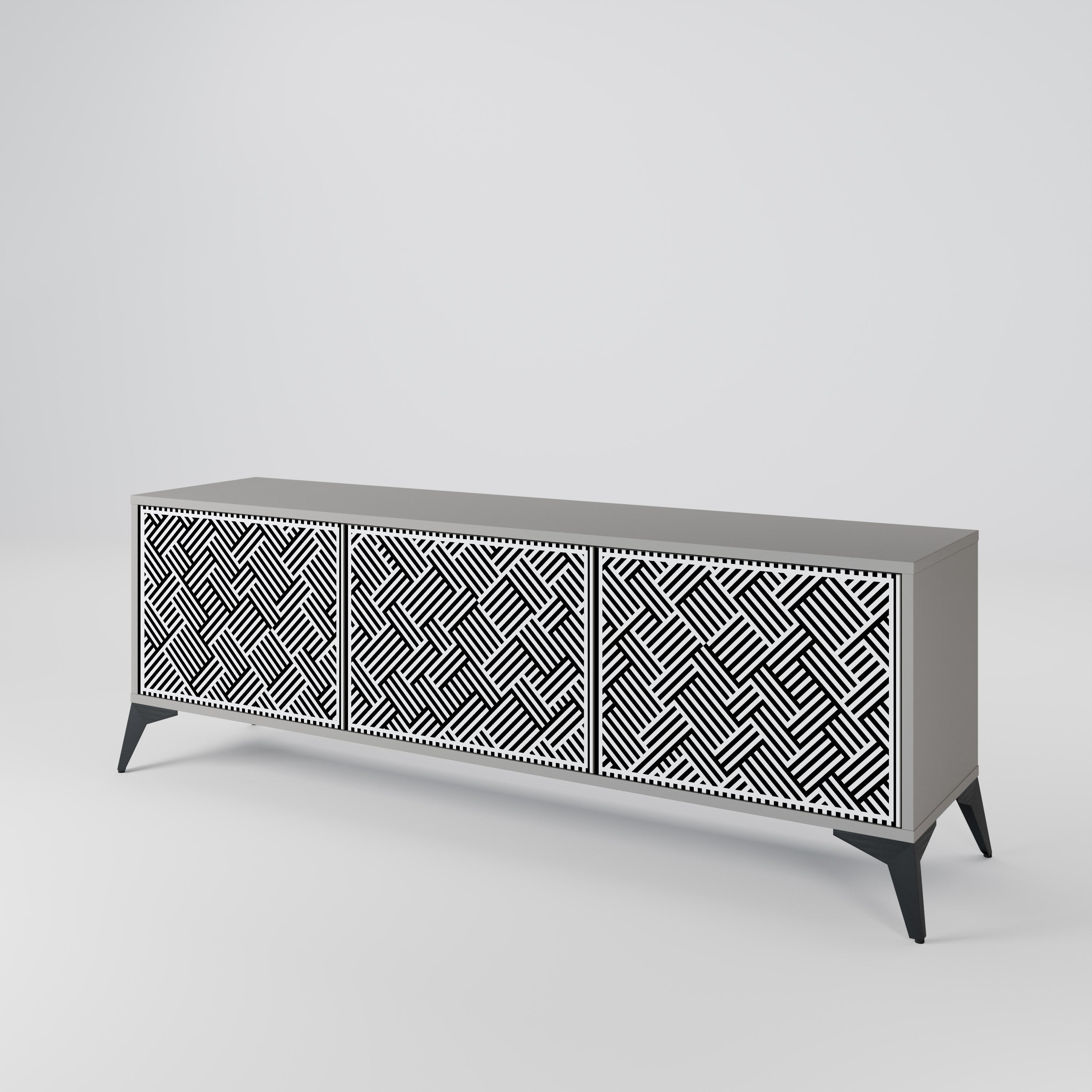 TEMPORARY SEQUENCE 3-Door TV Cabinet