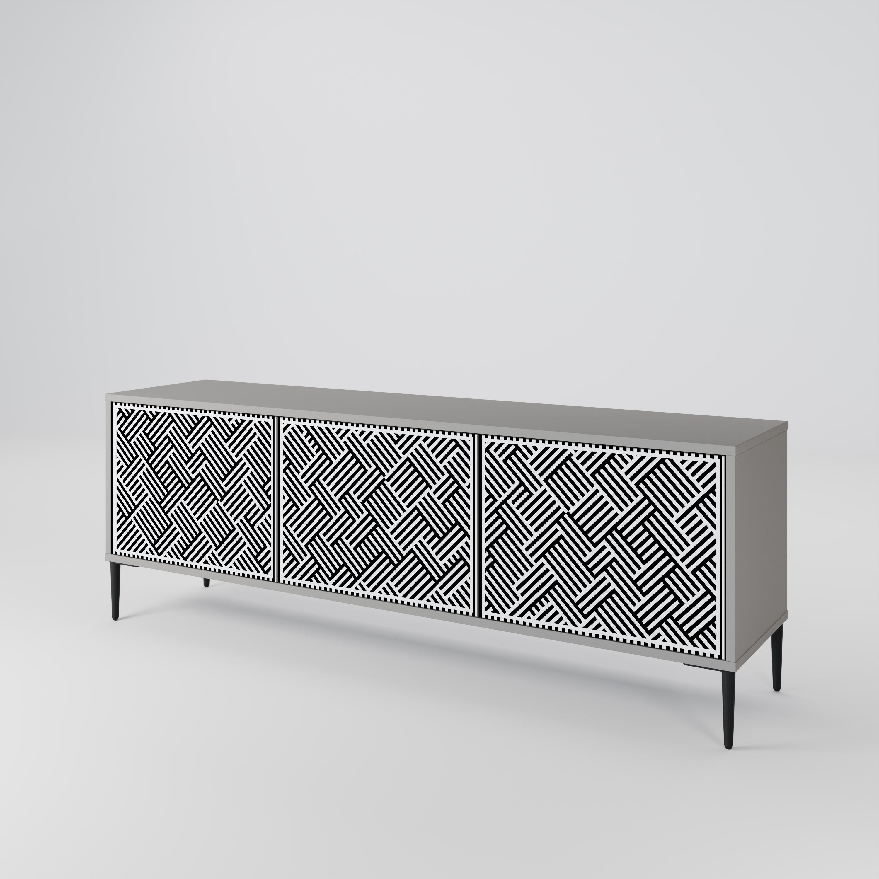 TEMPORARY SEQUENCE 3-Door TV Cabinet