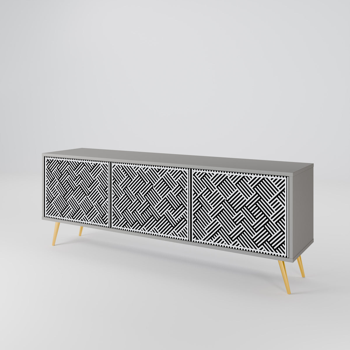 TEMPORARY SEQUENCE 3-Door TV Cabinet