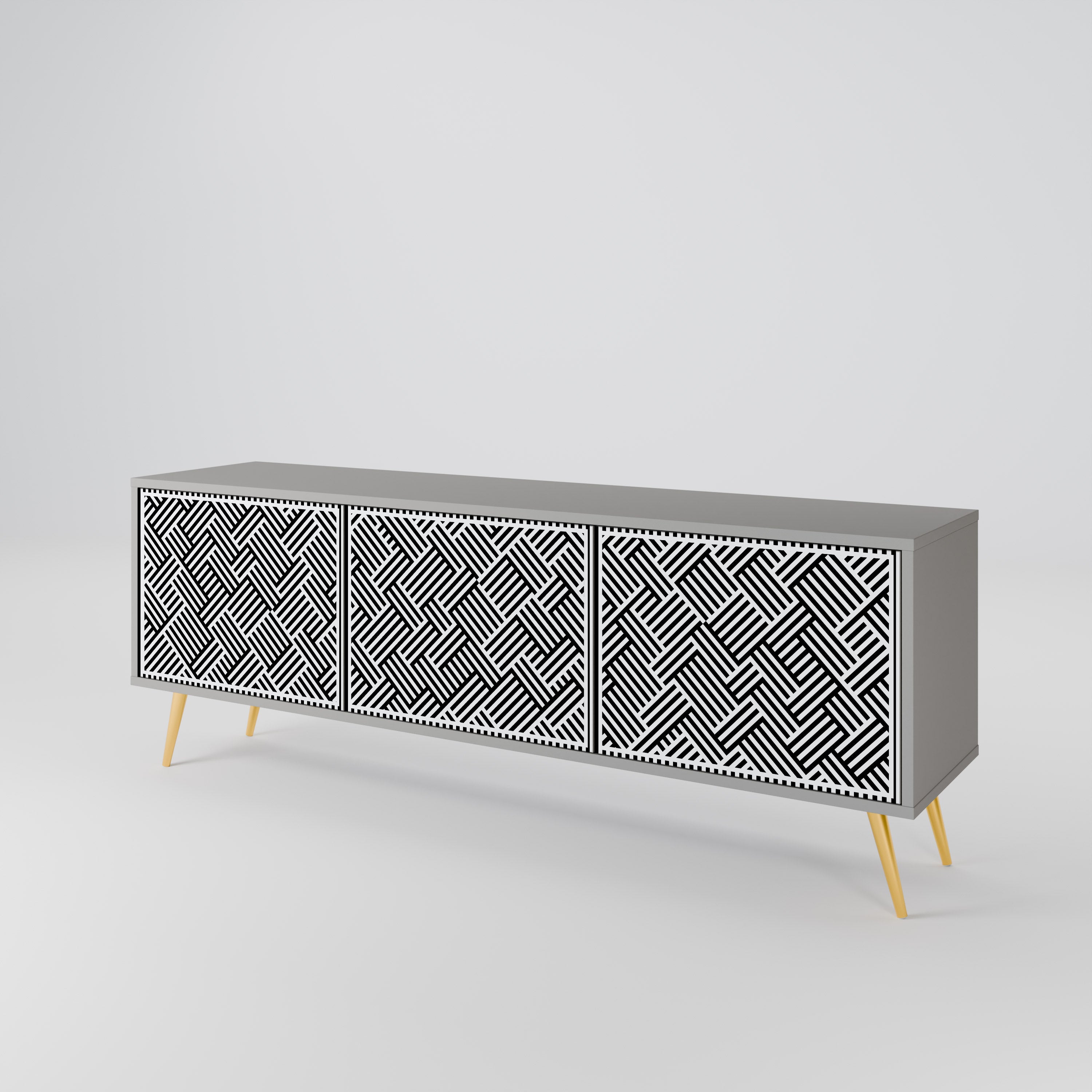 TEMPORARY SEQUENCE 3-Door TV Cabinet