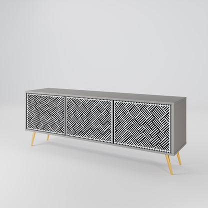 TEMPORARY SEQUENCE 3-Door TV Cabinet