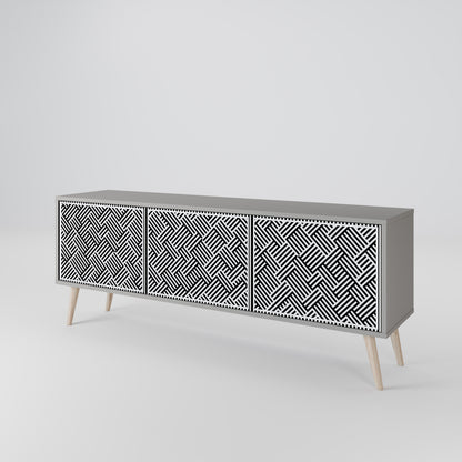 TEMPORARY SEQUENCE 3-Door TV Cabinet