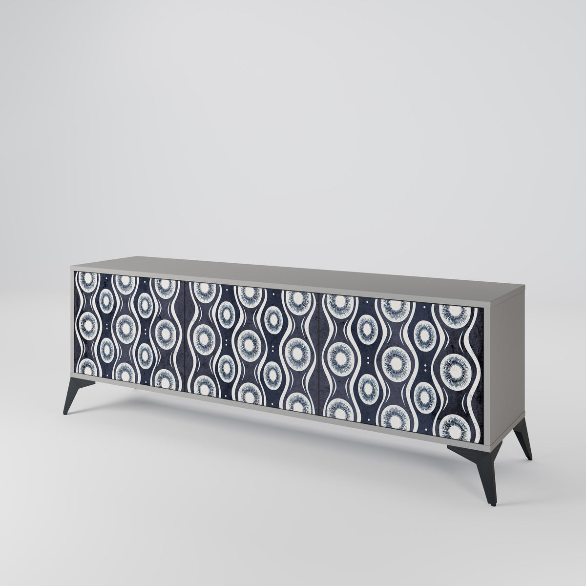 GRAPHITE EYES 3-Door TV Cabinet