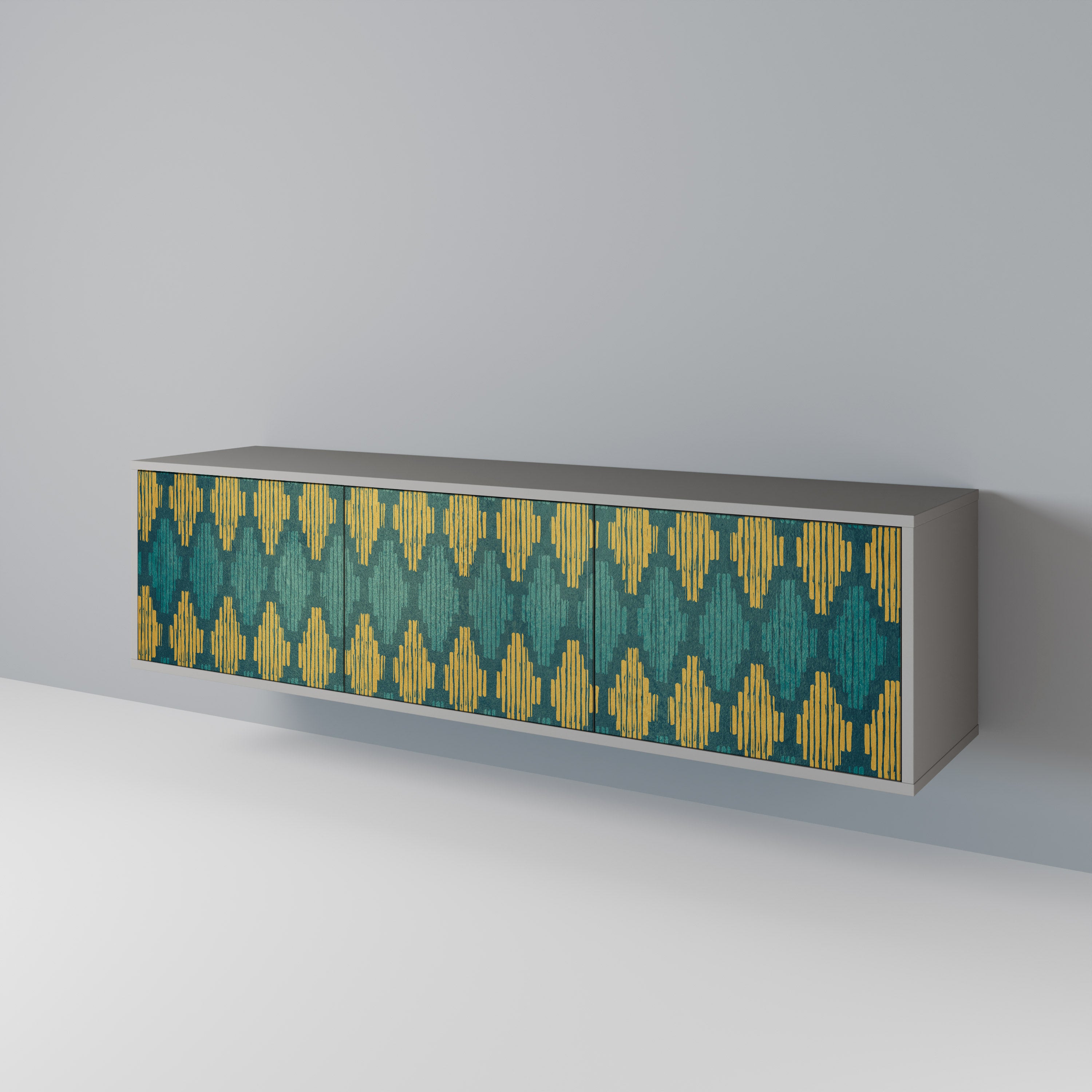 POLYGONS 3-Door TV Cabinet