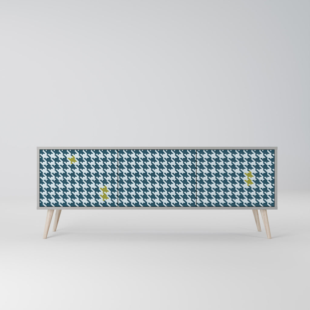 Meuble TV 3 portes HORS CONTEXTE finition grise