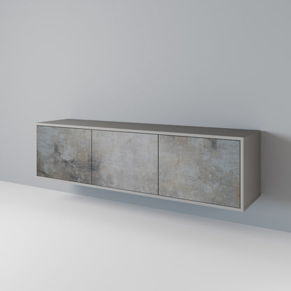 CONCRETE WALL 3-Door TV Cabinet