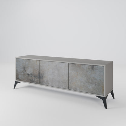 CONCRETE WALL 3-Door TV Cabinet