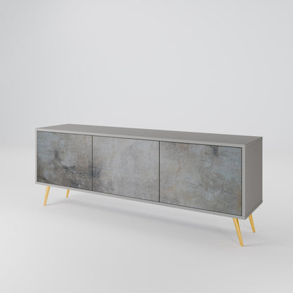 CONCRETE WALL 3-Door TV Cabinet