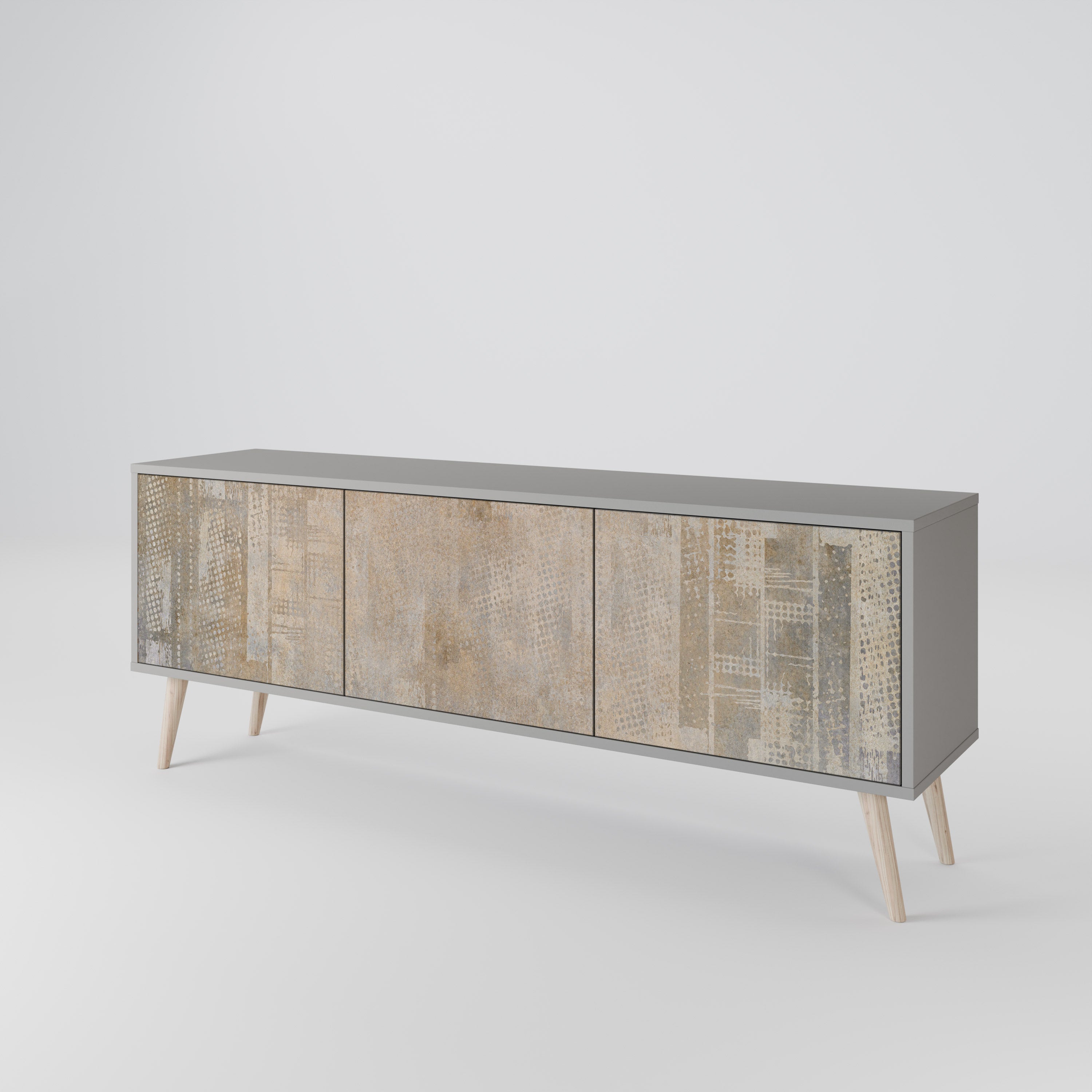 ERREUR D'ÉCRAN Meuble TV 3 portes finition grise