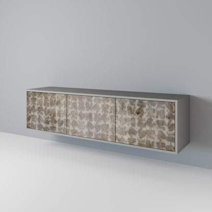 SLIGHTLY BLURRED 3-Door TV Cabinet