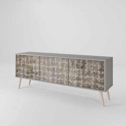 SLIGHTLY BLURRED 3-Door TV Cabinet