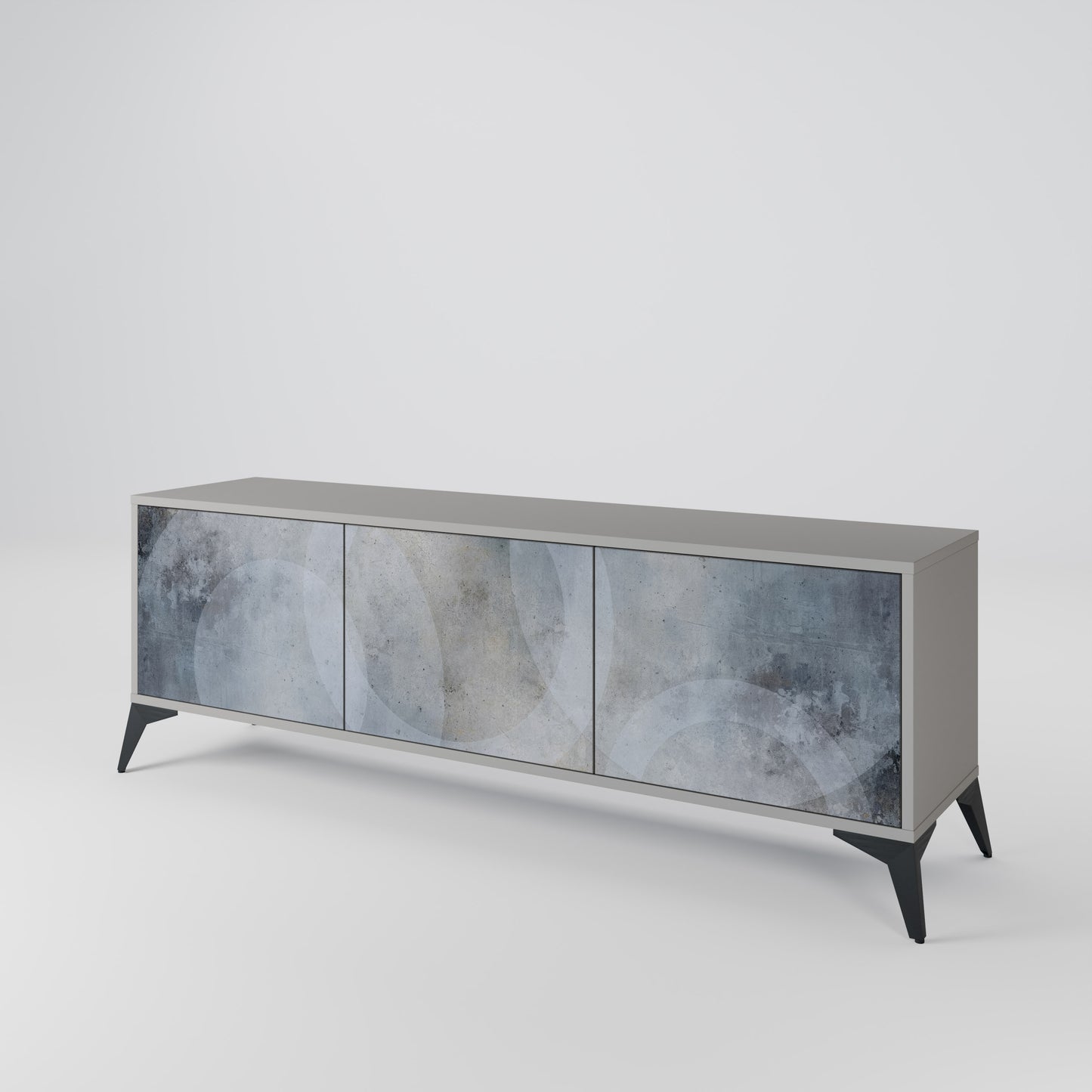 MUTED ARC 3-Door TV Cabinet