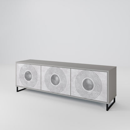 SOLID CIRCLES 3-Door TV Cabinet