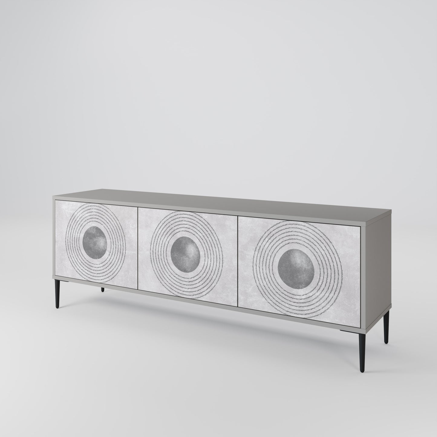 SOLID CIRCLES 3-Door TV Cabinet