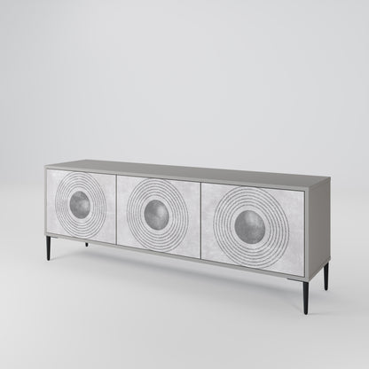 SOLID CIRCLES 3-Door TV Cabinet