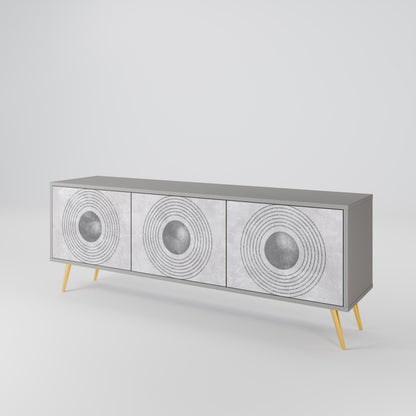 SOLID CIRCLES 3-Door TV Cabinet