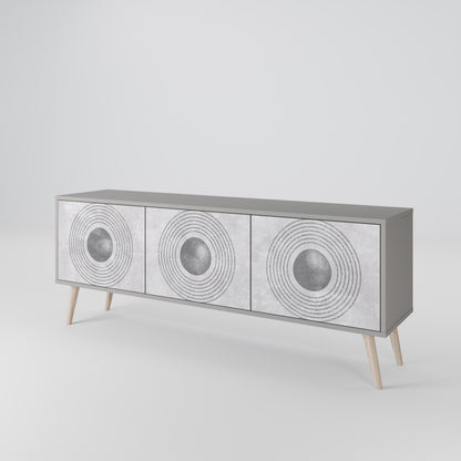 SOLID CIRCLES 3-Door TV Cabinet