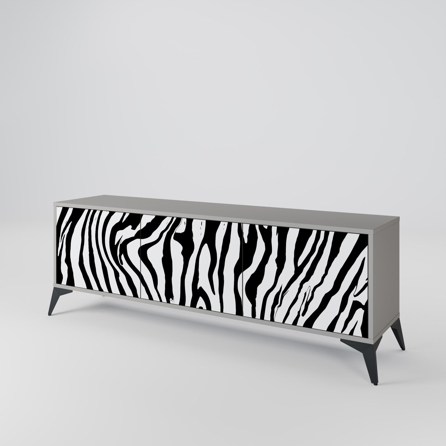 SPLENDID ZEBRA 3-Door TV Cabinet