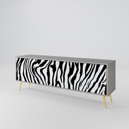 SPLENDID ZEBRA 3-Door TV Cabinet