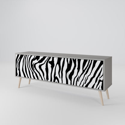 SPLENDID ZEBRA 3-Door TV Cabinet