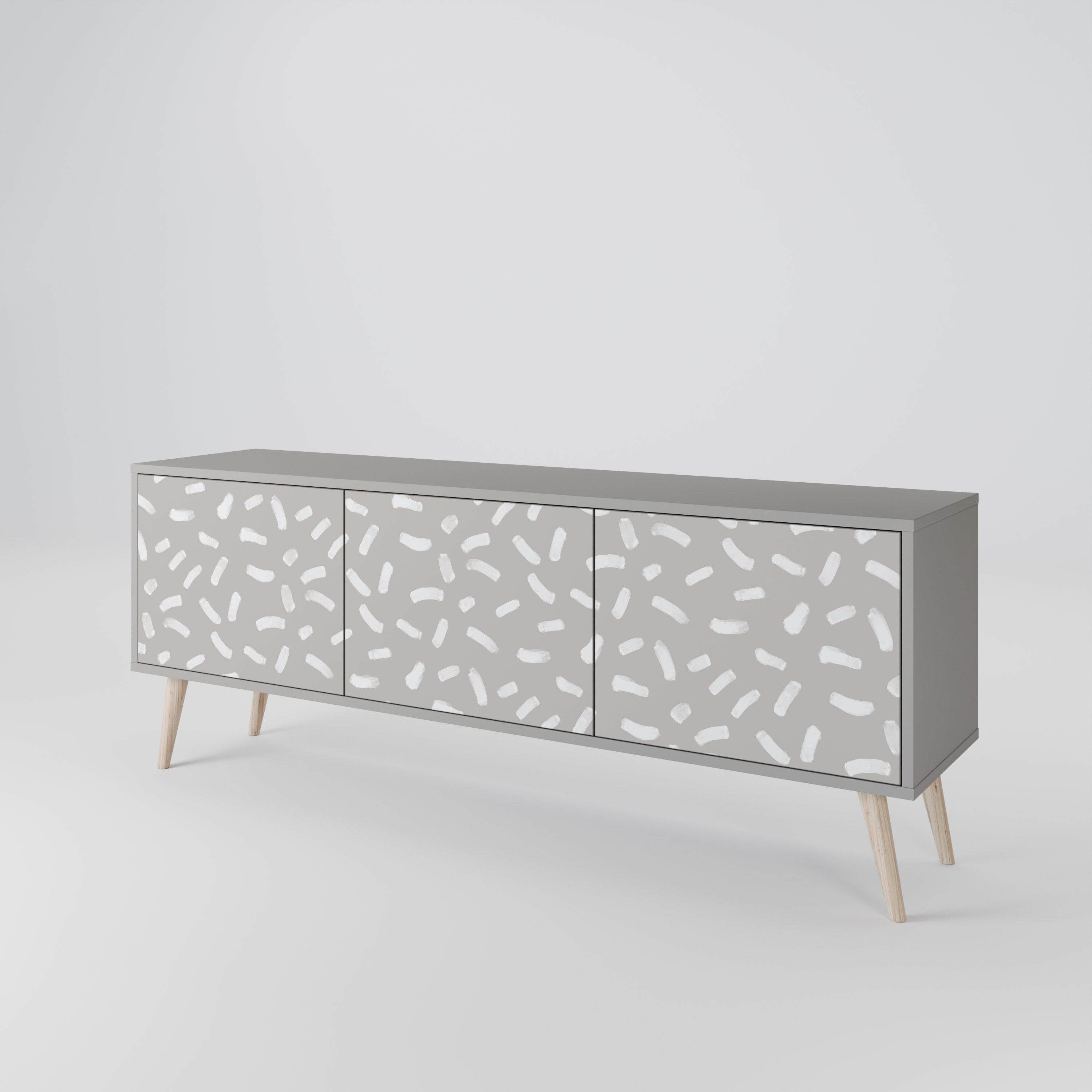 PASSING SECONDS 3-Door TV Cabinet