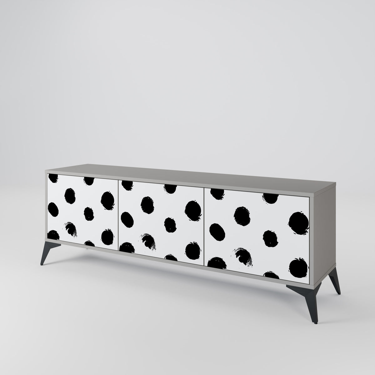 SLIPPING MINUTES 3-Door TV Cabinet