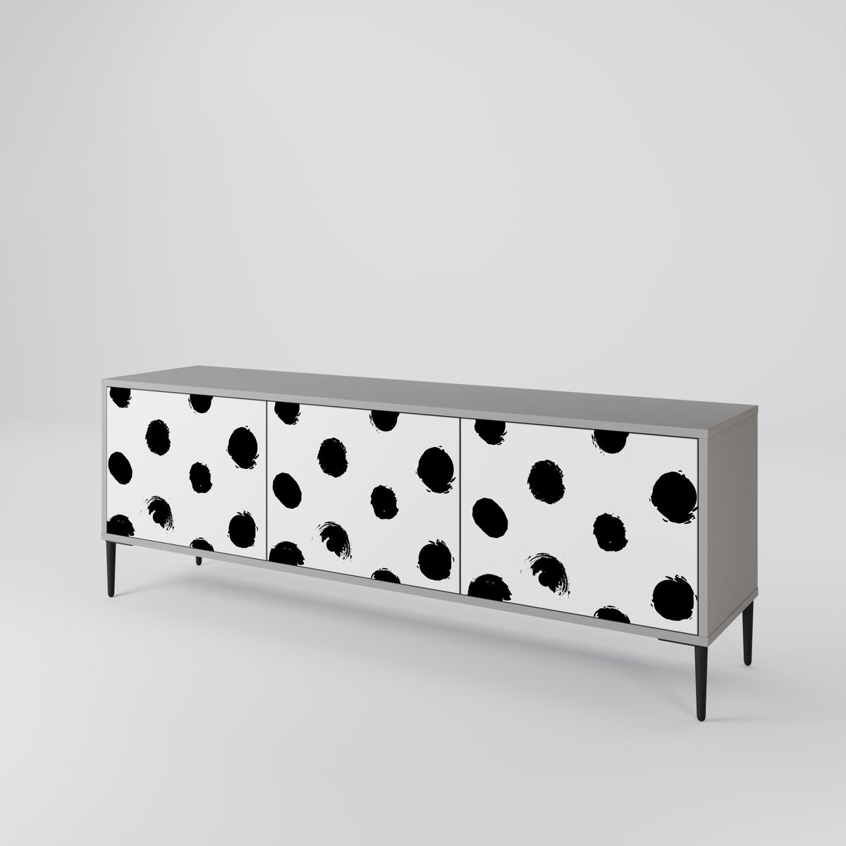 SLIPPING MINUTES 3-Door TV Cabinet