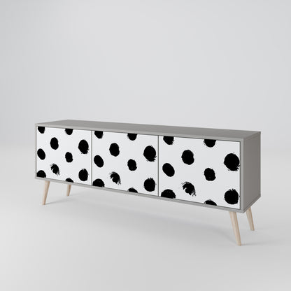 SLIPPING MINUTES 3-Door TV Cabinet