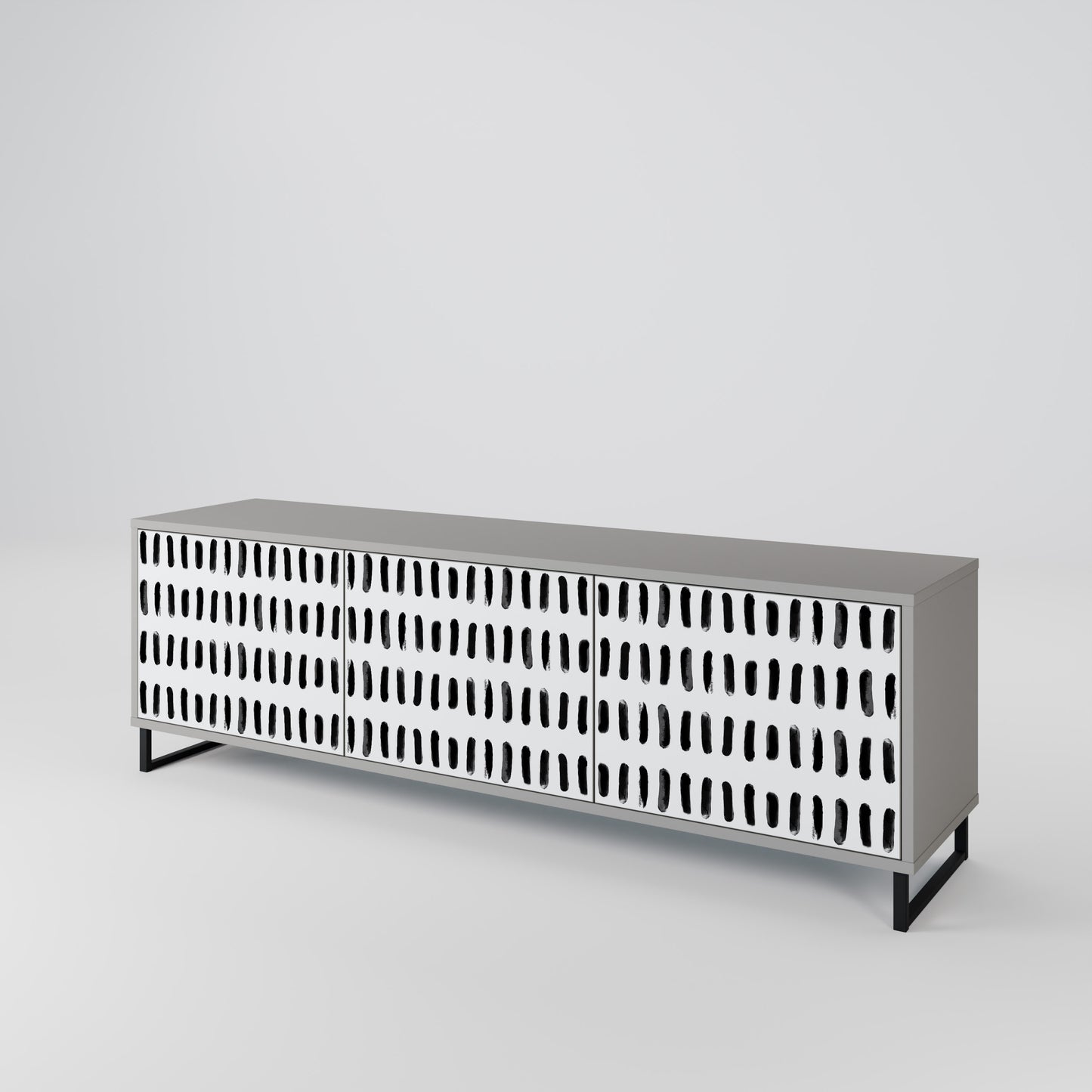 NIGHTY MELODIES 3-Door TV Cabinet
