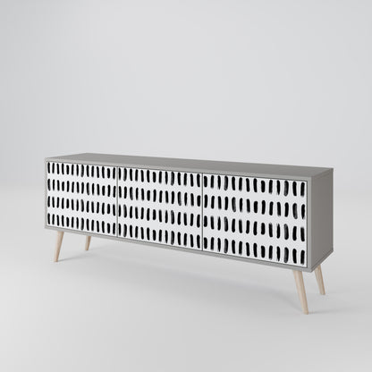 NIGHTY MELODIES 3-Door TV Cabinet