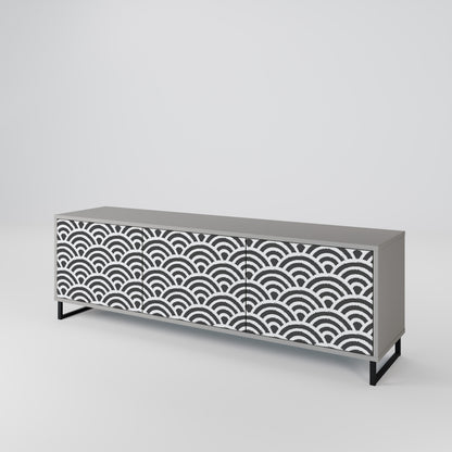 GLOOMY HOST 3-Door TV Cabinet