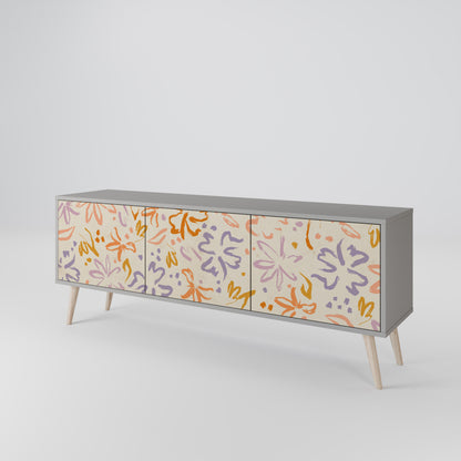 SPRING WHIMSY 3-Door TV Cabinet