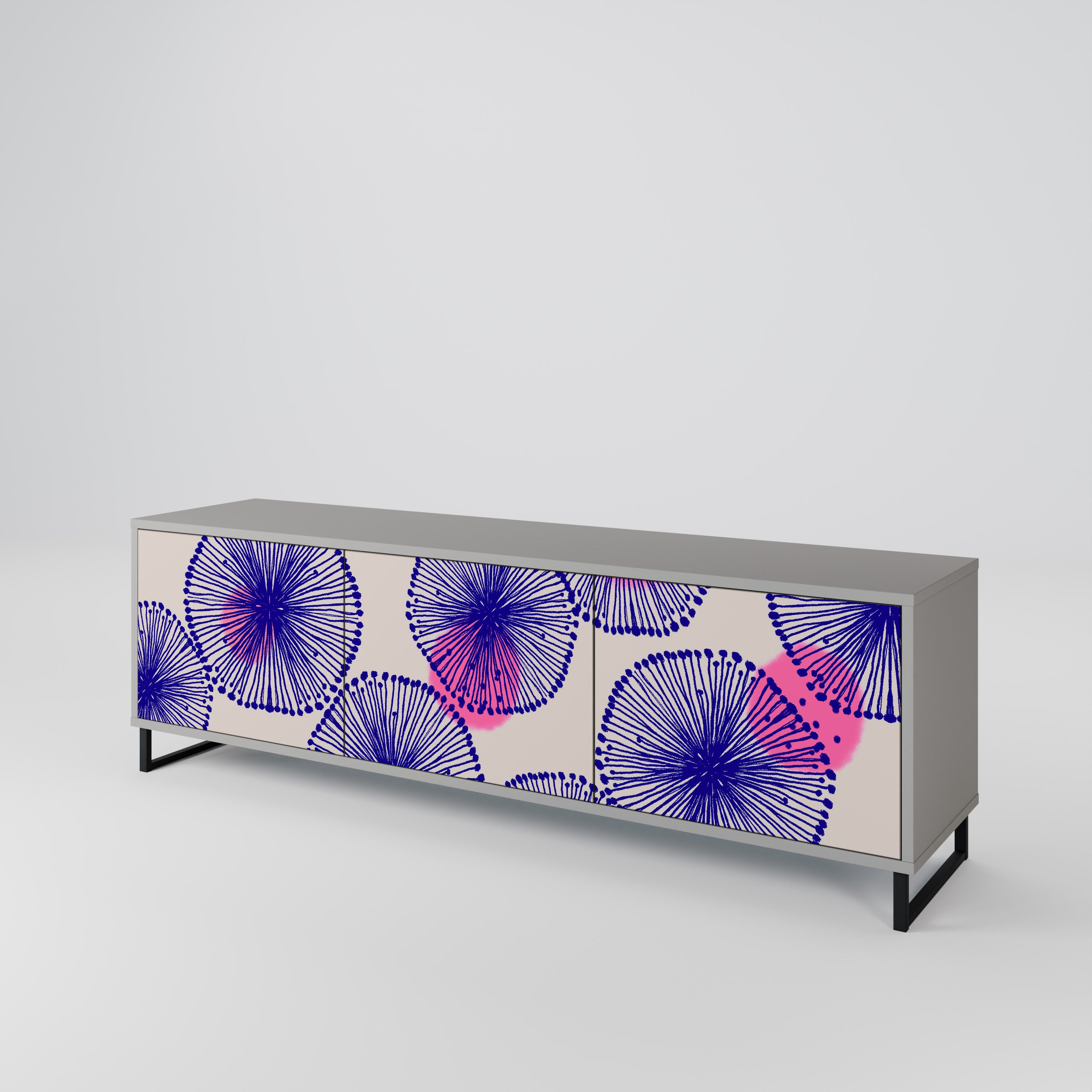 MAGIC NATURE 3-Door TV Cabinet