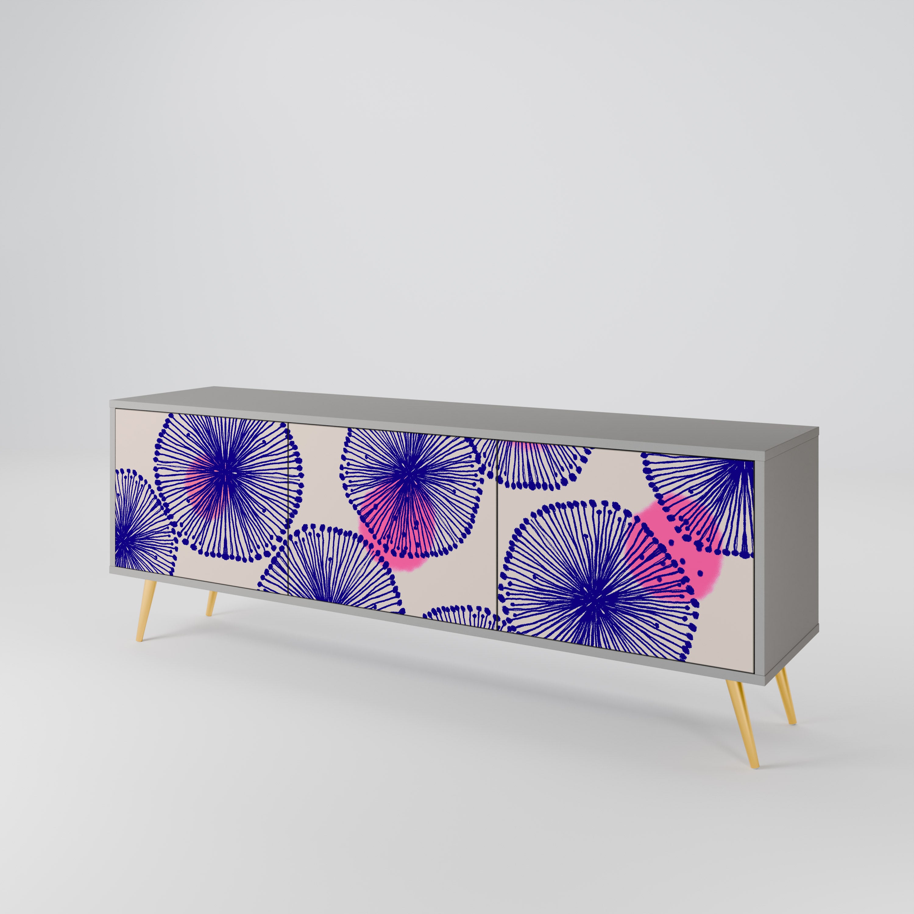 MAGIC NATURE 3-Door TV Cabinet