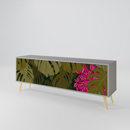 TROPICAL BEAUTY 3-Door TV Cabinet