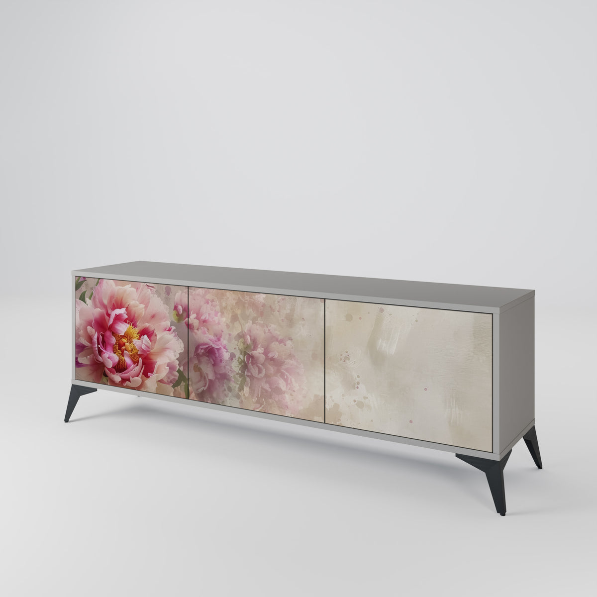 PEONY WHISPER 3-Door TV Cabinet
