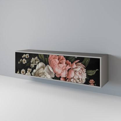 LUSH ELEGANCE 3-Door TV Cabinet