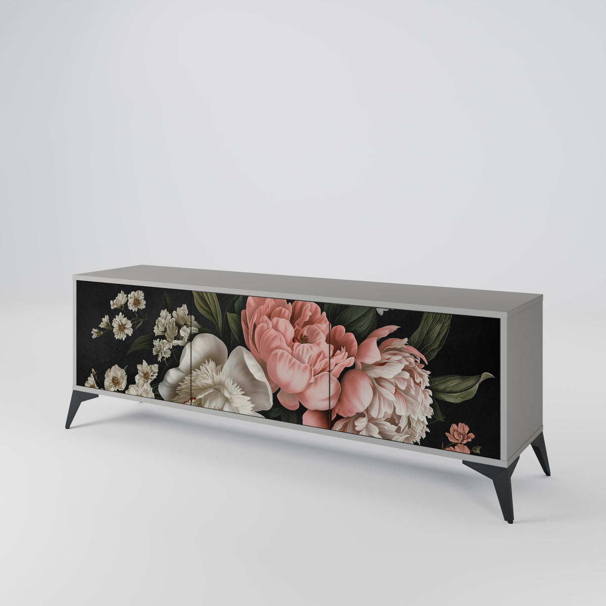 LUSH ELEGANCE 3-Door TV Cabinet