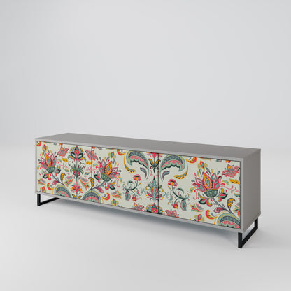 ORGANIC FOLKLORE 3-Door TV Cabinet