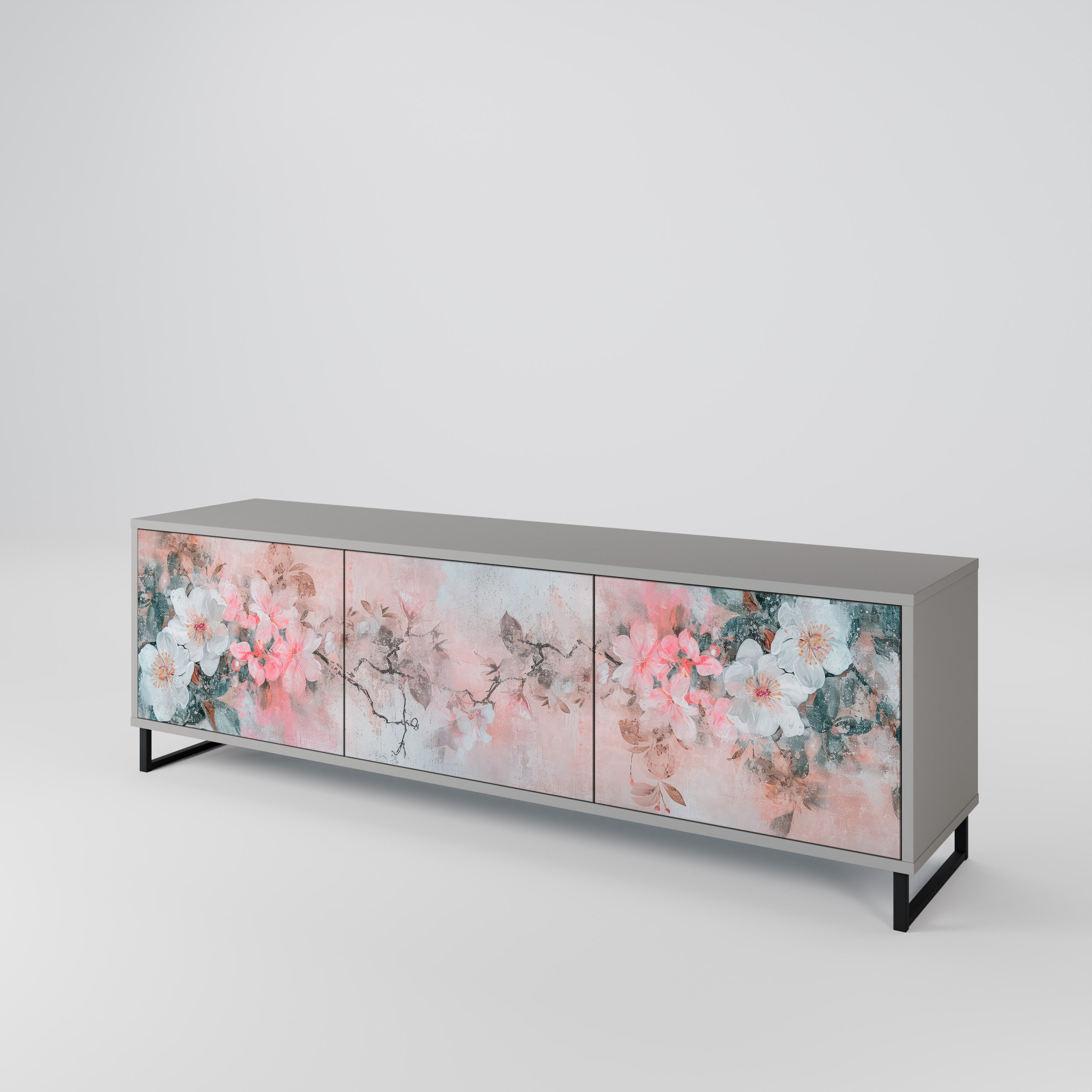 CHERRY BLOSSOM 3-Door TV Cabinet
