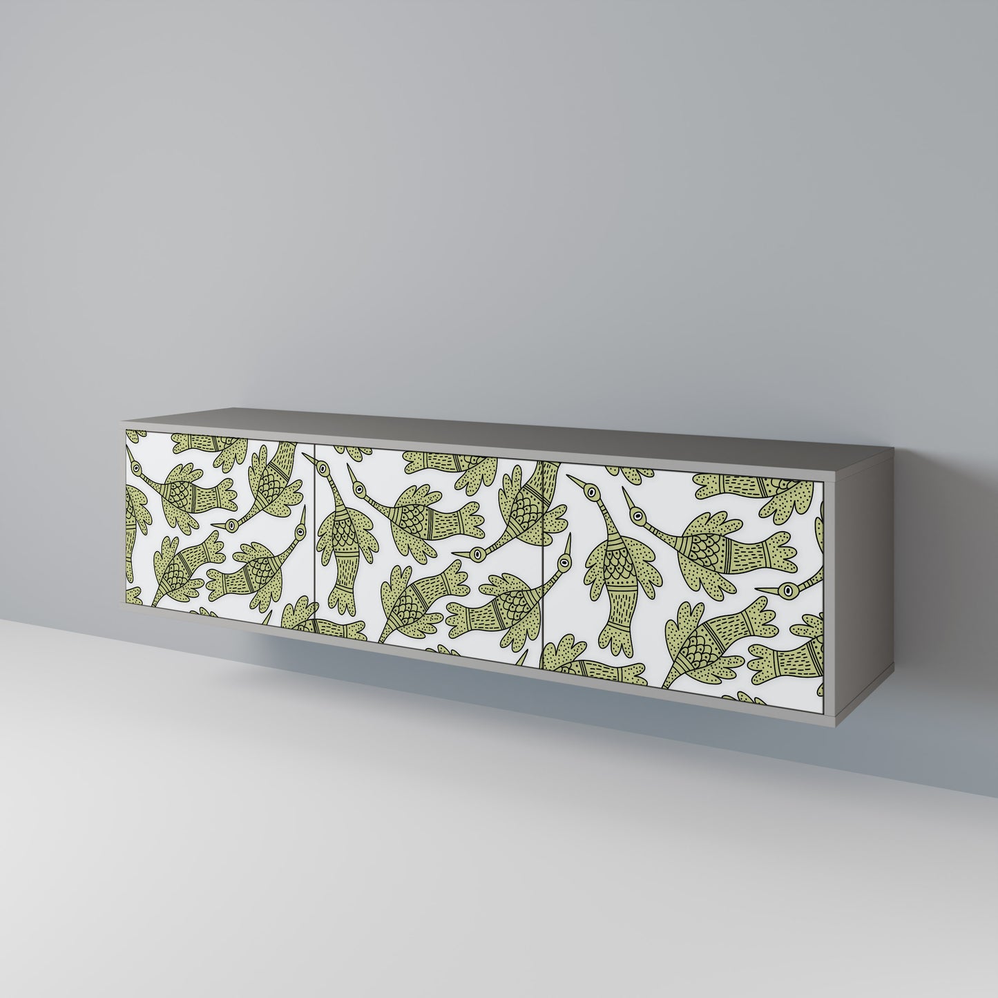 SEEDLING SONGBIRD 3-Door TV Cabinet