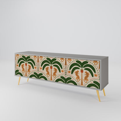 DANCING PREDATORS 3-Door TV Cabinet
