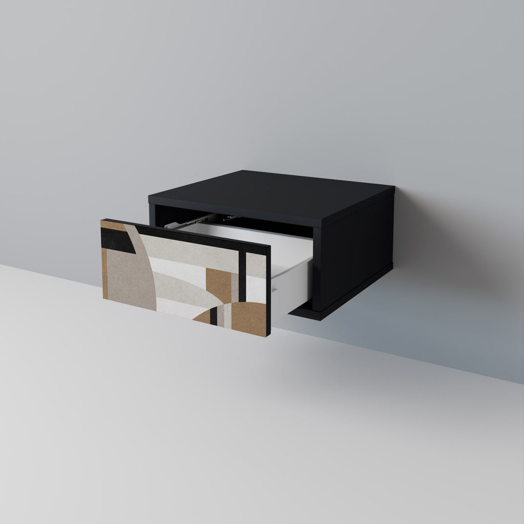 Table de chevet DELICATE MEMENTO en finition noire