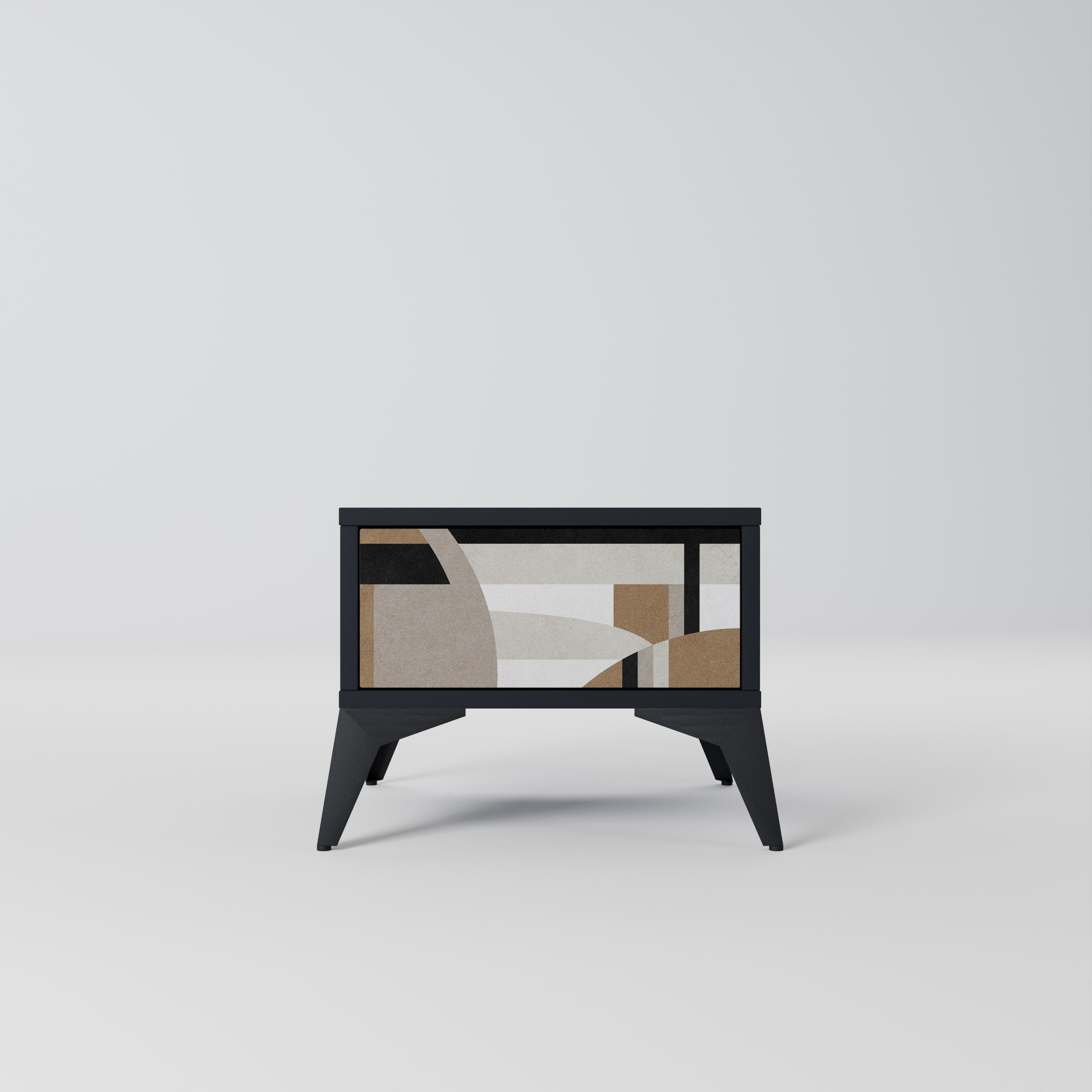 Table de chevet DELICATE MEMENTO en finition noire