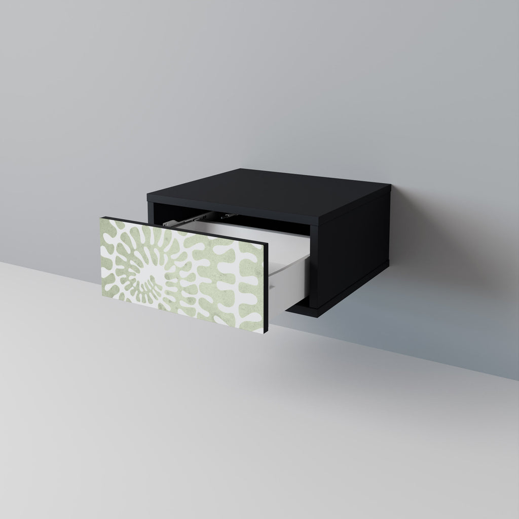 Table de chevet HELIX DANCE en finition noire