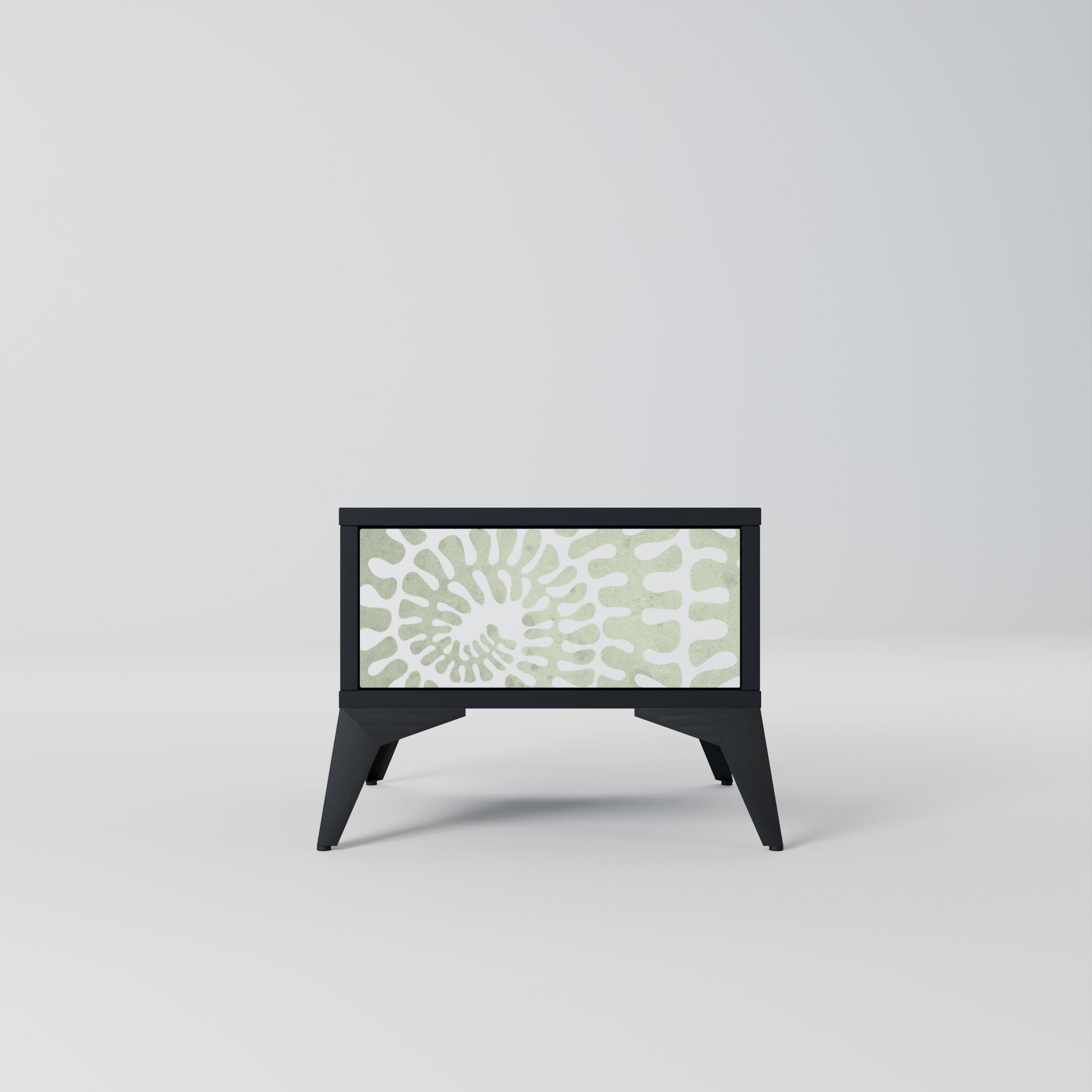 Table de chevet HELIX DANCE en finition noire